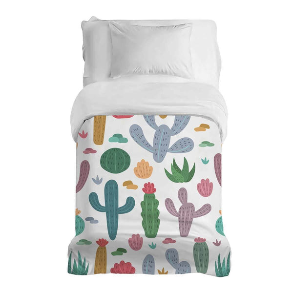 Coperta terapeutica originale - Rivestimento in cotone Cactus colorati