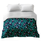 Coperta terapeutica originale - Rivestimento in cotone Uccelli del paradiso colorati