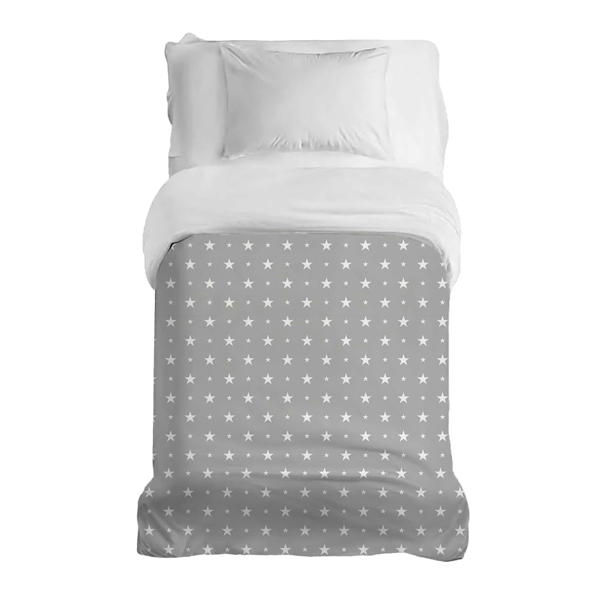 Coperta terapeutica originale - Rivestimento in cotone grigio con stelle