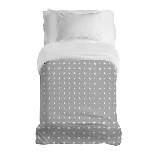 Coperta terapeutica originale - Rivestimento in cotone grigio con stelle