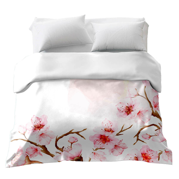 Coperta terapeutica originale - Rivestimento in cotone Grandi fiori di ciliegio