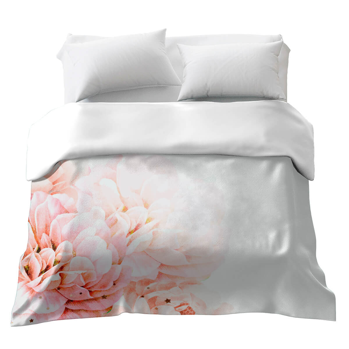 Coperta terapeutica originale - Rivestimento in cotone Grande fiore