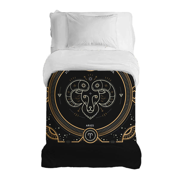 Coperta terapeutica originale - Rivestimento in cotone Segno zodiacale Ariete
