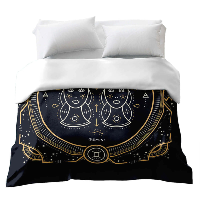 Coperta terapeutica originale - Rivestimento in cotone Segno zodiacale Gemelli