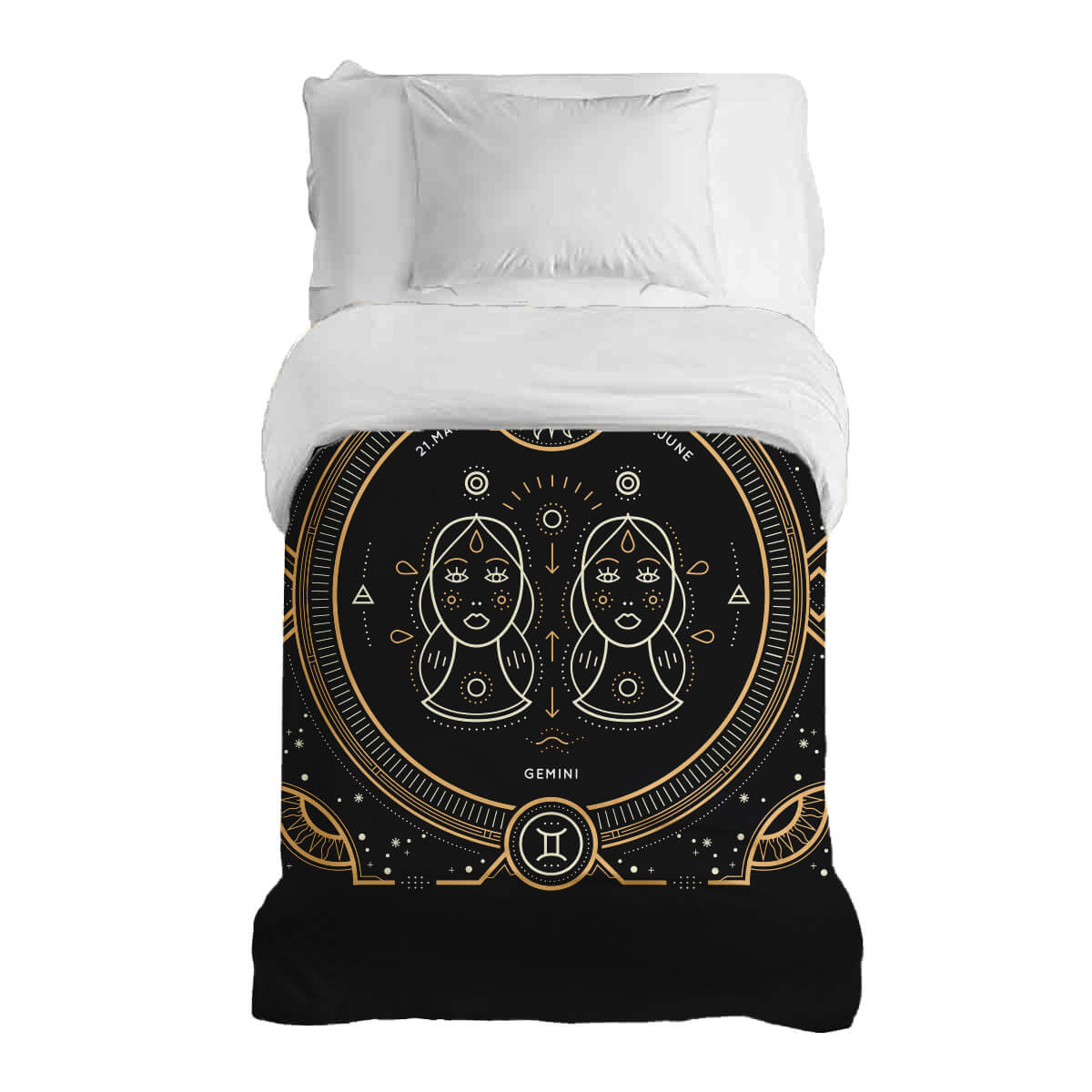 Coperta terapeutica originale - Rivestimento in cotone Segno zodiacale Gemelli