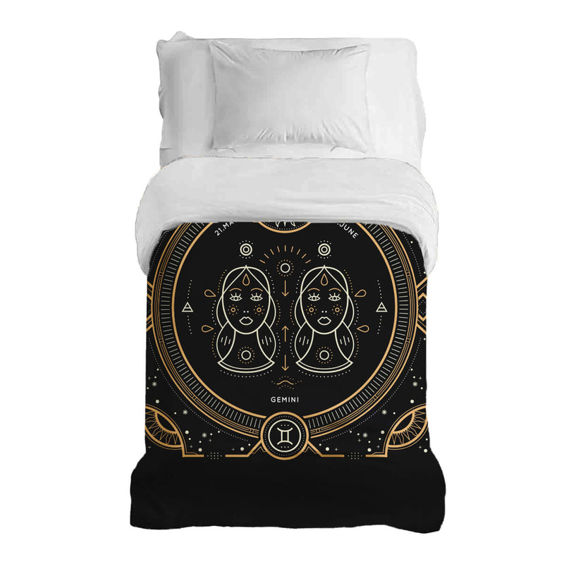 Coperta terapeutica originale - Rivestimento in cotone Segno zodiacale Gemelli