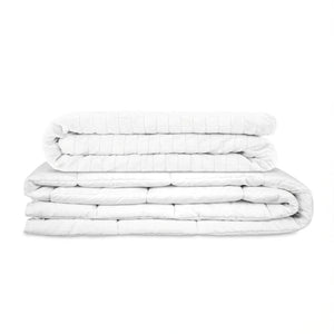 Coperta terapeutica originale - Coperta ponderata con rivestimento per 4 stagioni in verde abete per adulti