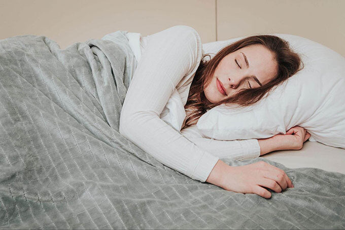 Anwendung der Therapiedecke