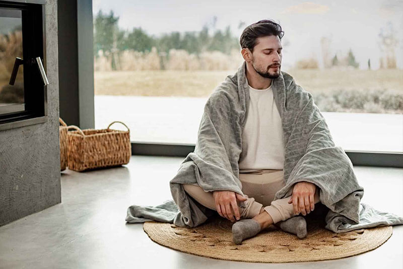 Coperte terapeutiche contro lo stress