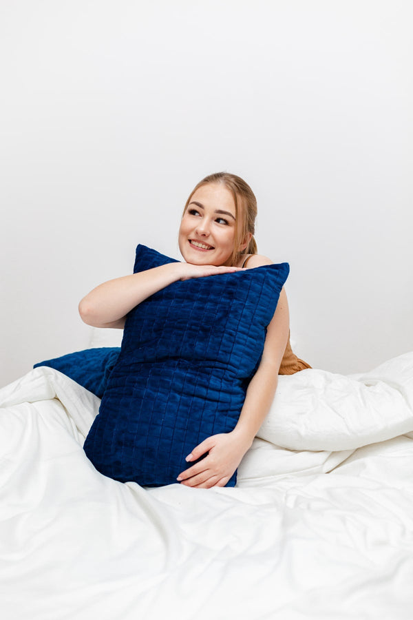 Coperta terapeutica originale - Rivestimento in cotone a righe rosso verde
