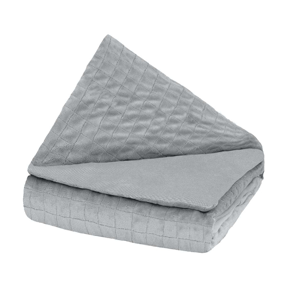 Coperta terapeutica originale - Coperta ponderata con rivestimento per 4 stagioni in grigio per bambini