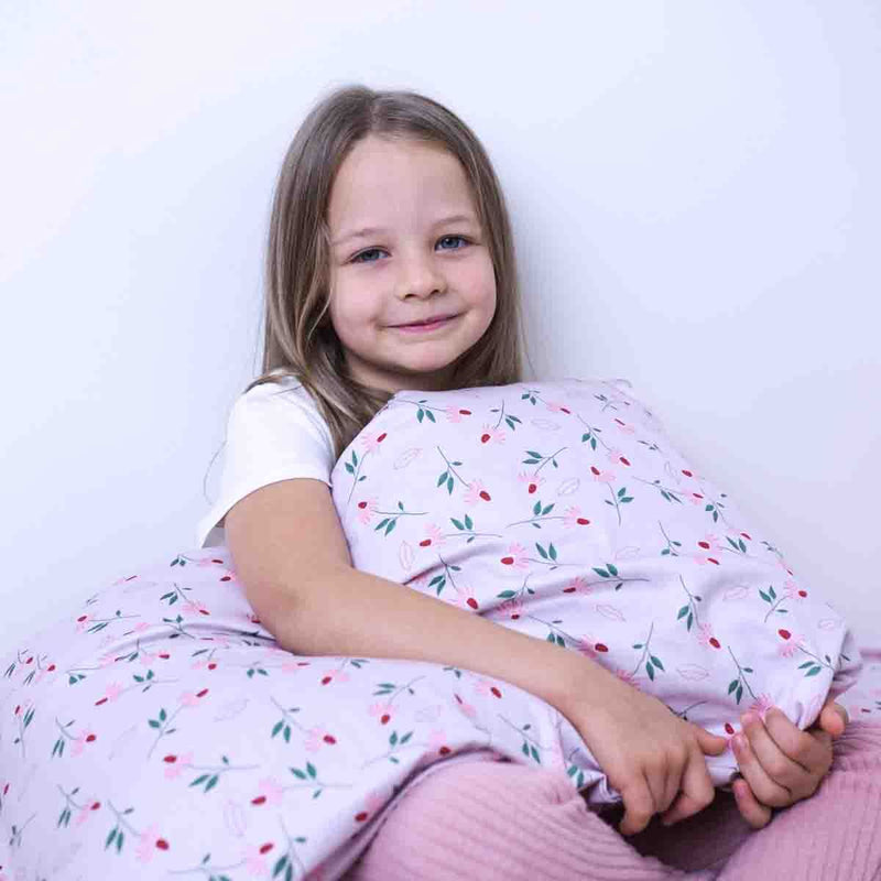 Coperta terapeutica originale - Coperta ponderata con margherite con rivestimento in cotone per bambini