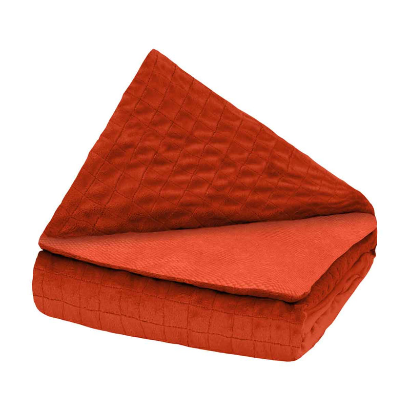 Coperta terapeutica originale - Copertura 4 stagioni in rosso
