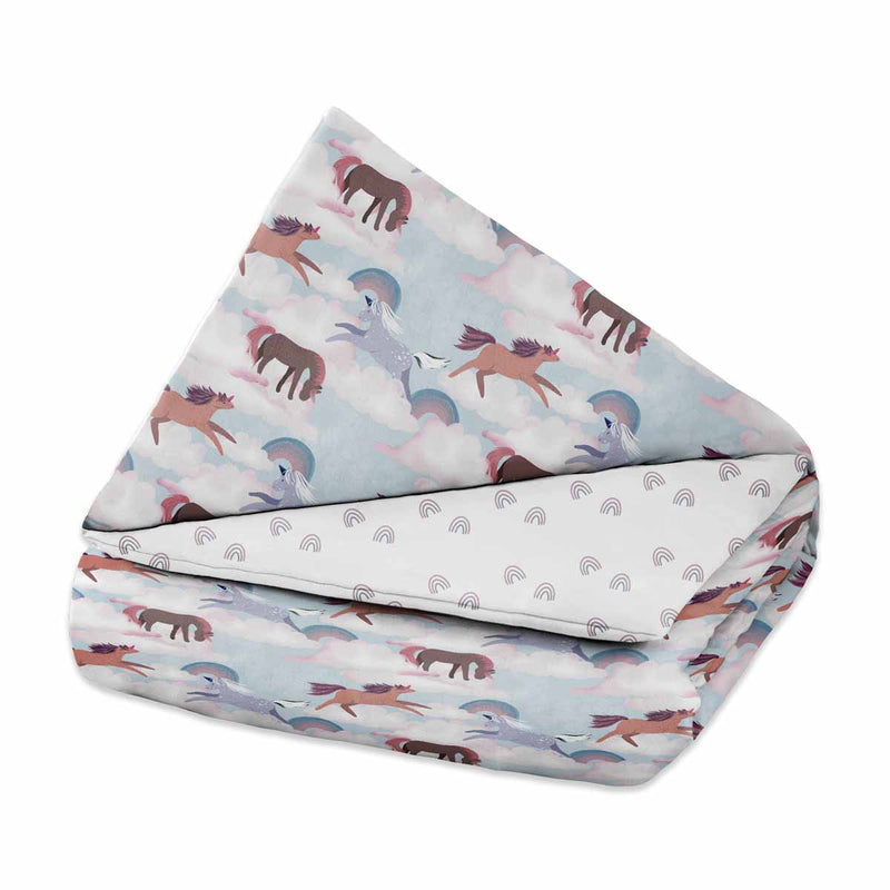 Coperta terapeutica originale - Coperta ponderata per cavalli con rivestimento in cotone per bambini