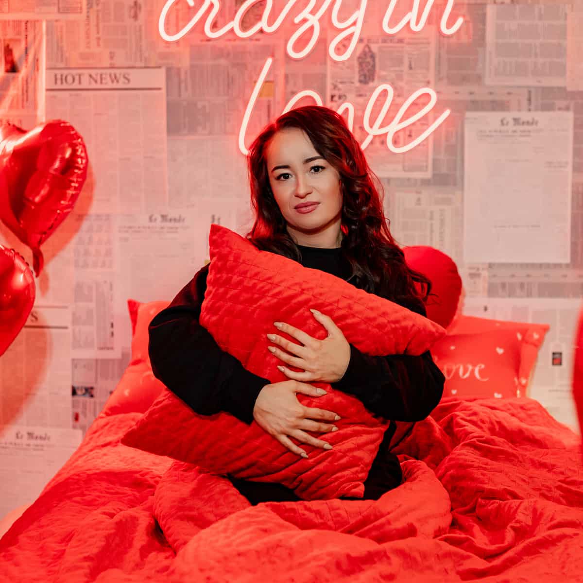 Cuscino sanitario rosso per adulti