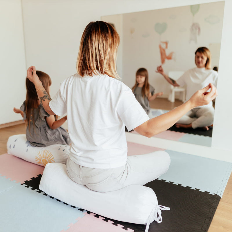 Set di biancheria da letto con coperta terapeutica grigia magia