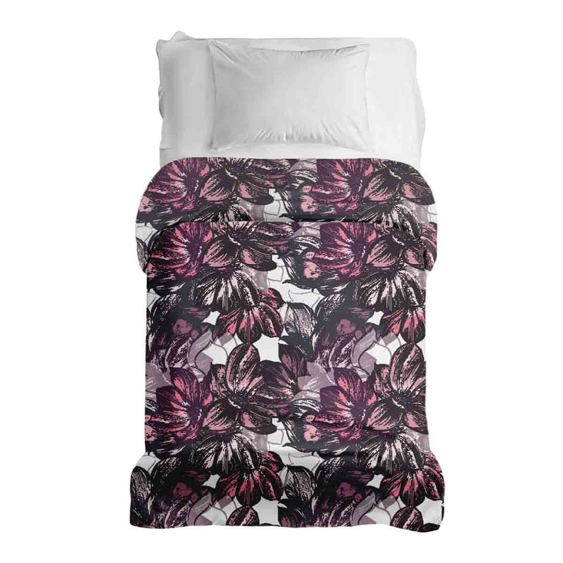 Coperta terapeutica originale - Rivestimento in cotone con mare di fiori viola