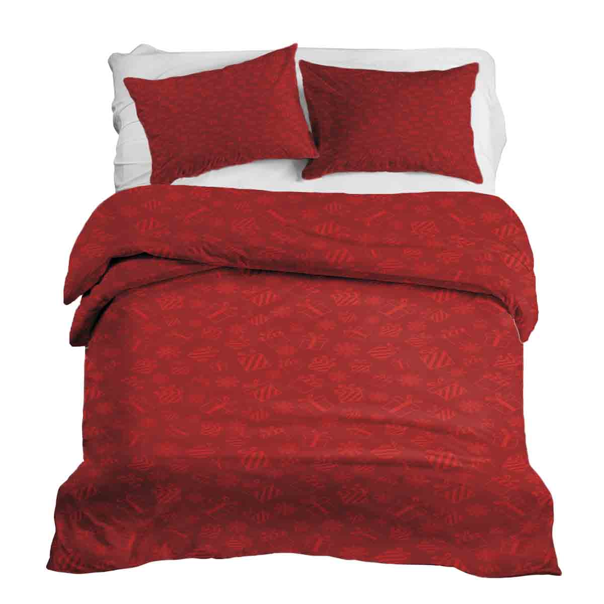 Set di biancheria da letto con coperta terapeutica rosso regali