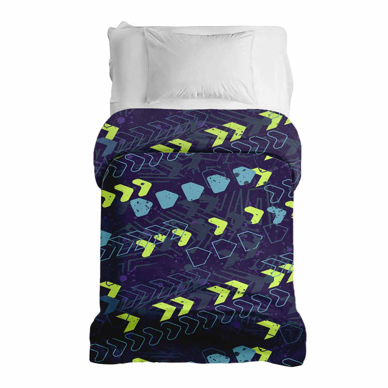 Coperta terapeutica originale - Rivestimento in cotone blu scuro con frecce