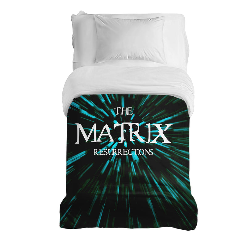 Coperta terapeutica originale - Rivestimento in cotone con scritta The Matrix