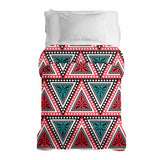 Coperta terapeutica originale - Rivestimento in cotone con triangoli colorati