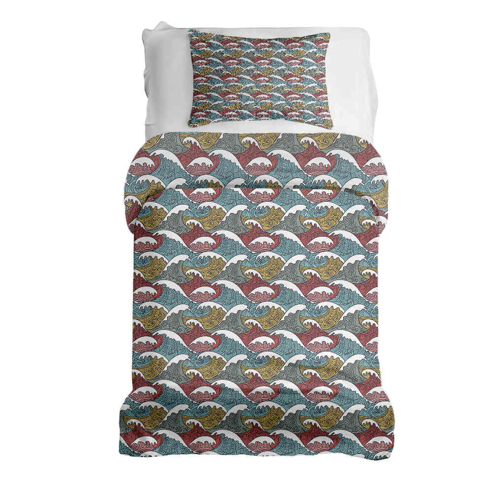 Original Therapiedecke - Set biancheria in cotone Frangiflutti colorati