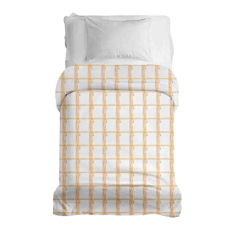 Coperta terapeutica originale - Rivestimento in cotone giallo a quadri