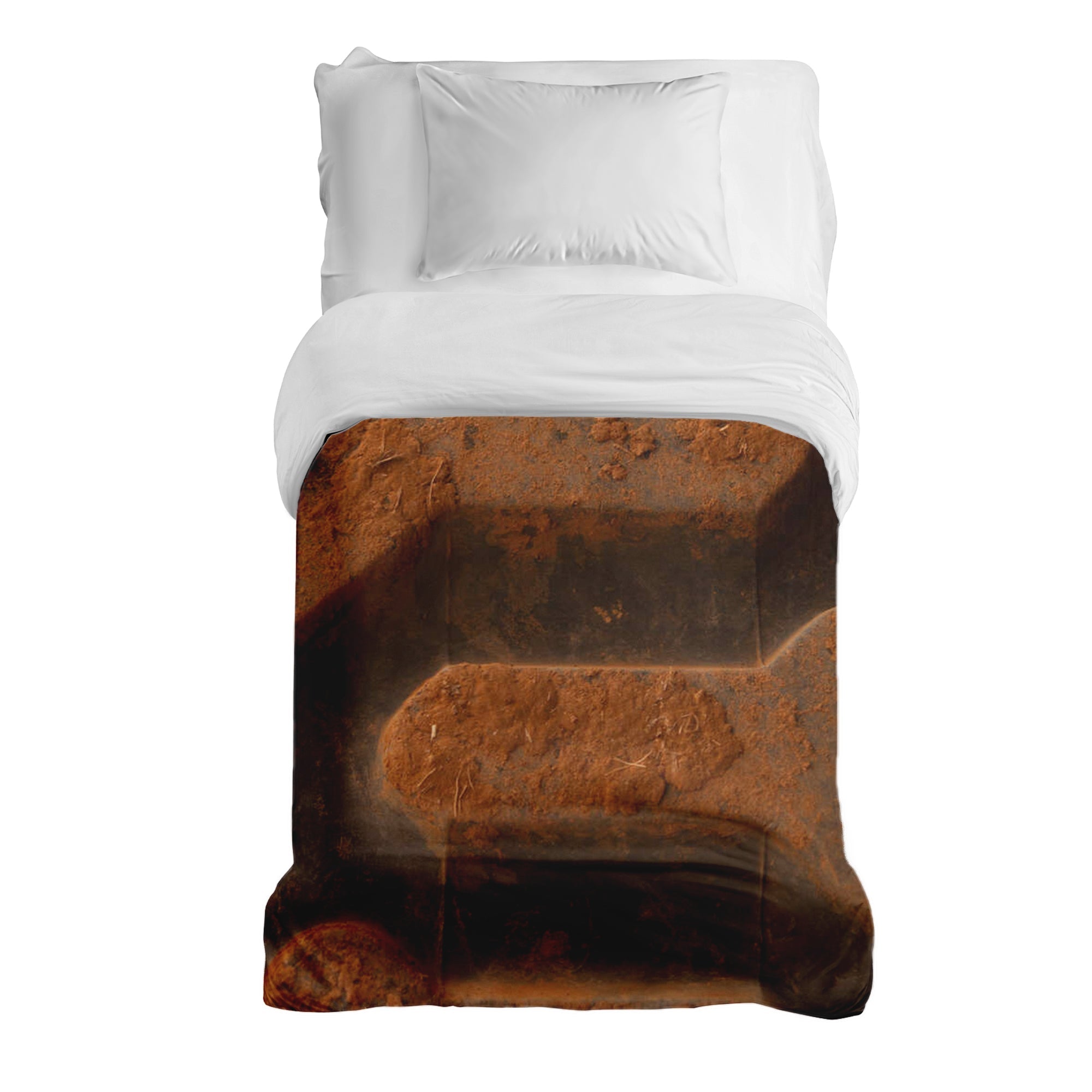 Coperta terapeutica originale - Rivestimento in cotone Terra marrone