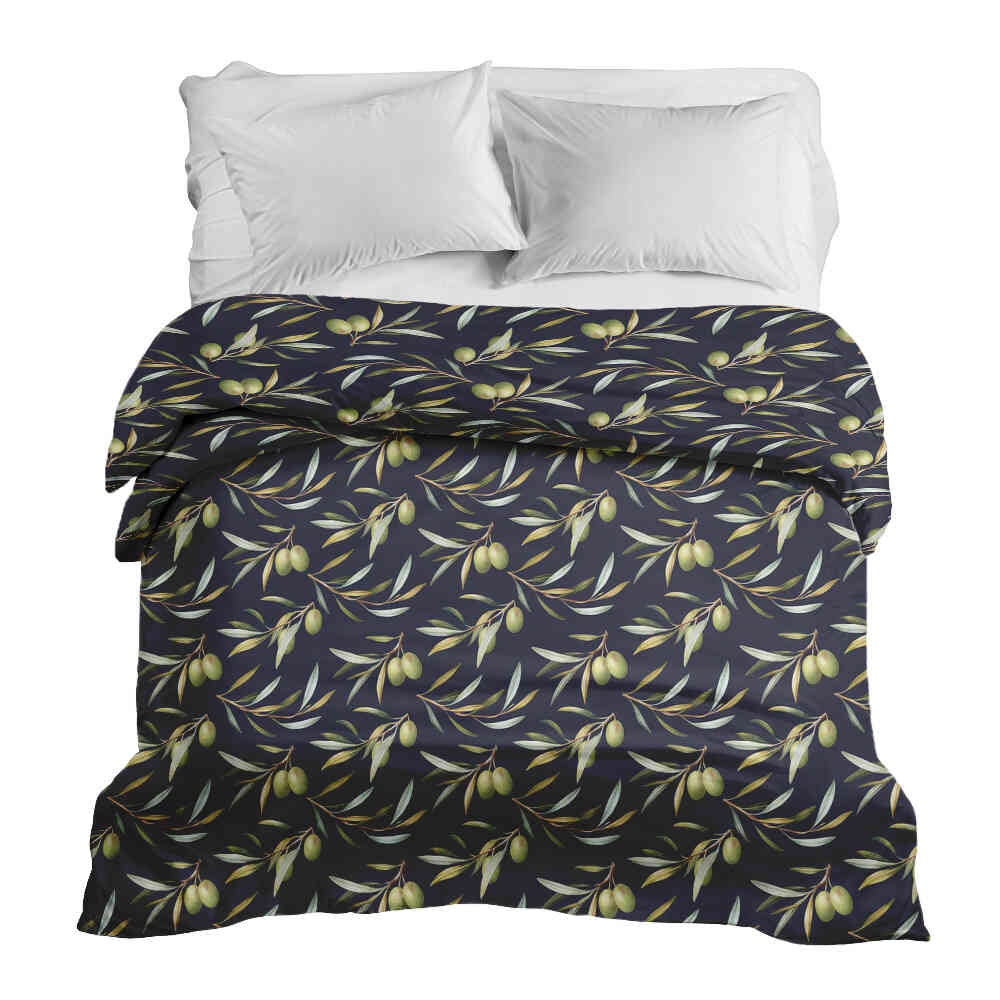 Coperta terapeutica originale - Rivestimento in cotone con olive