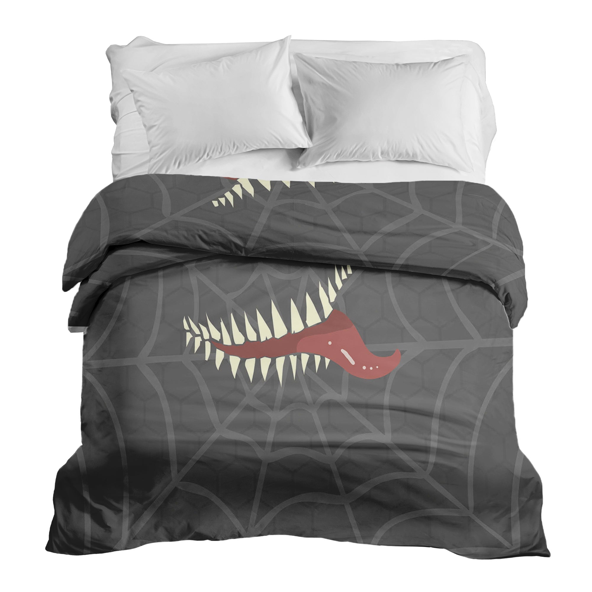 Coperta terapeutica originale - Rivestimento in cotone grigio ragnatela