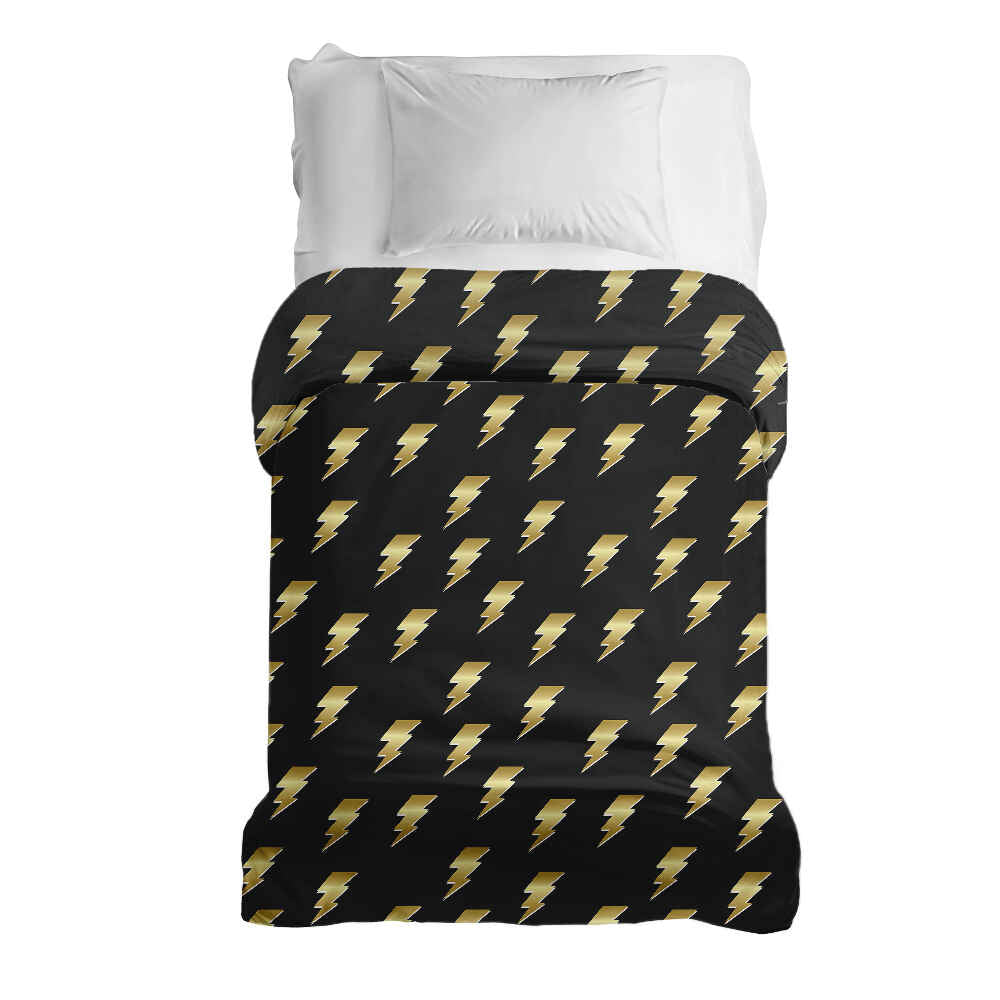 Coperta terapeutica originale - Rivestimento in cotone nero con Harry Blitz