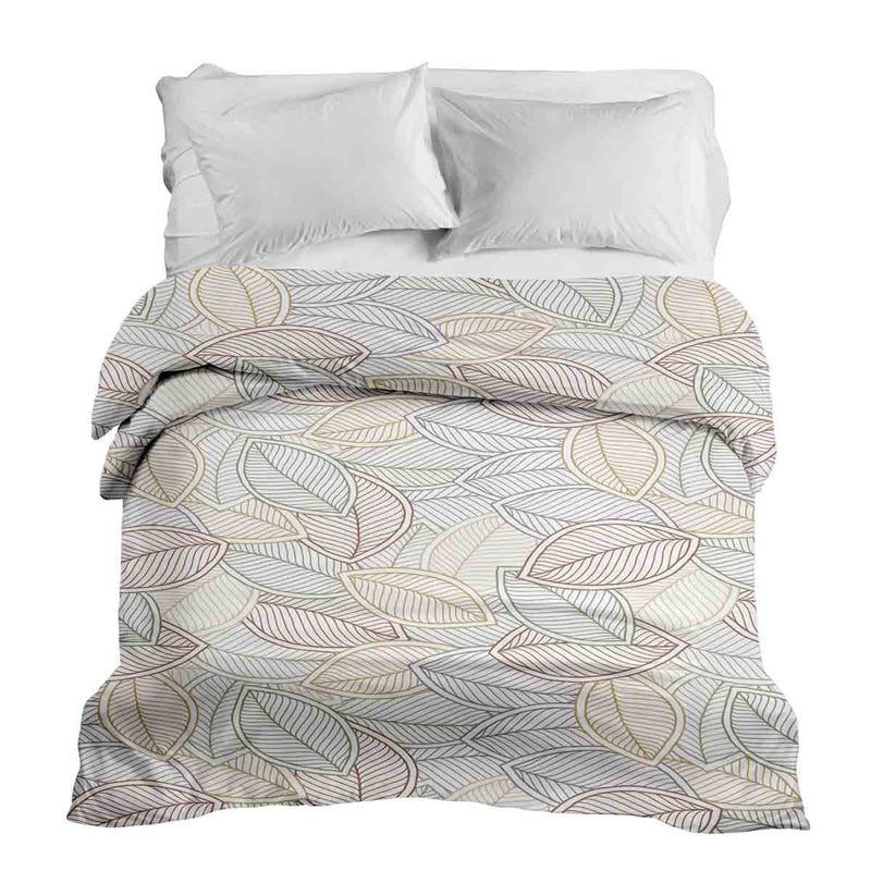 Coperta terapeutica originale - Rivestimento in cotone con foglie di palma colorate