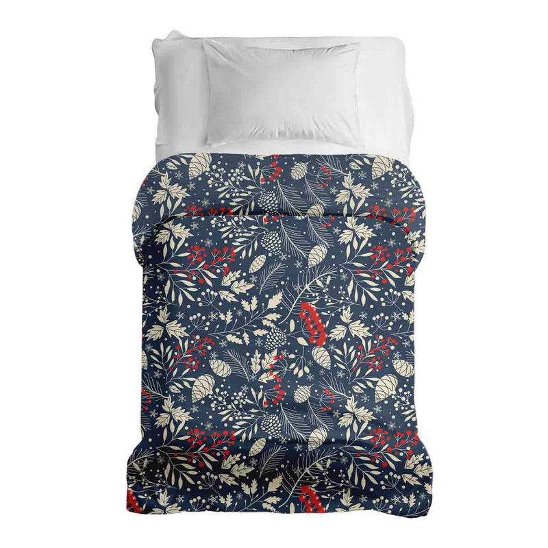 Coperta terapeutica originale - Rivestimento in cotone foglie natalizie