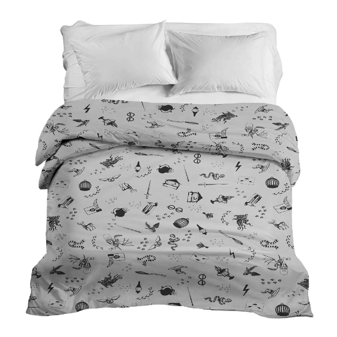 Coperta terapeutica originale - Rivestimento in cotone grigio Zauberei