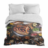 Coperta terapeutica originale - Rivestimento in cotone con piatto per salsicce