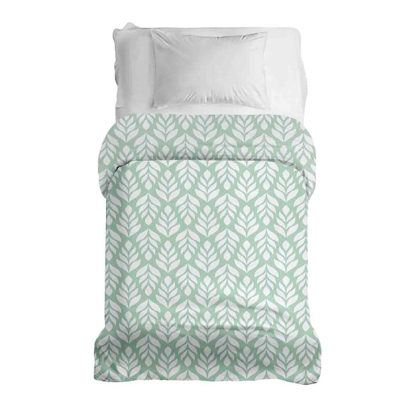 Coperta terapeutica originale - Rivestimento in cotone verde con abeti