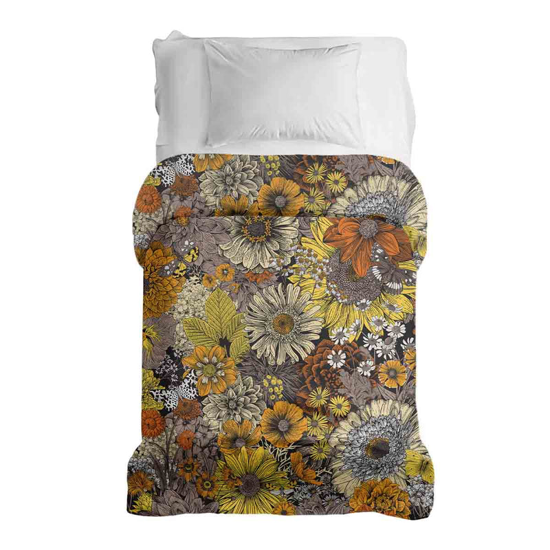 Coperta terapeutica originale - Rivestimento in cotone fiori gialli