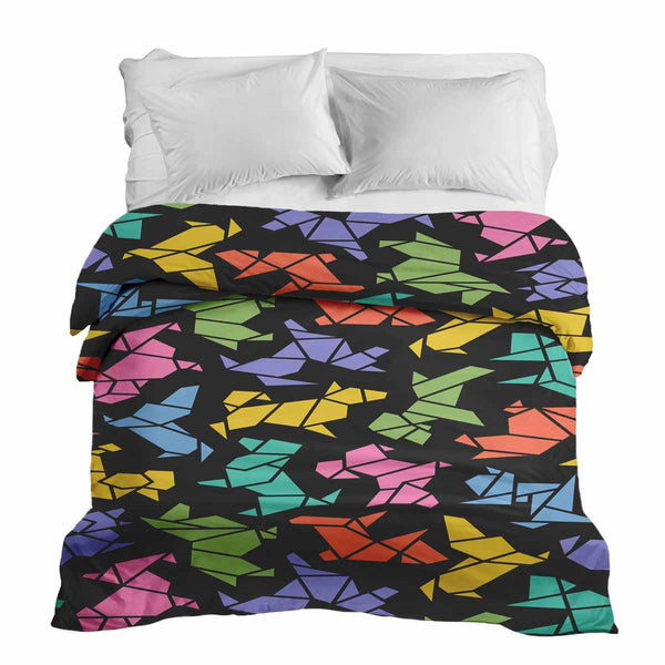 Coperta terapeutica originale - Rivestimento in cotone Origami cane
