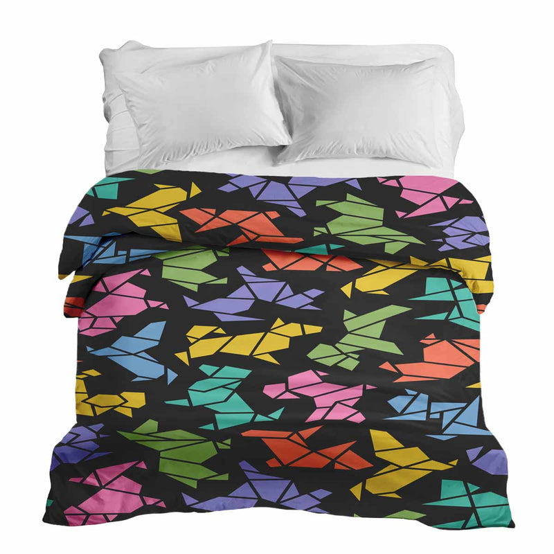 Coperta terapeutica originale - Rivestimento in cotone Origami cane