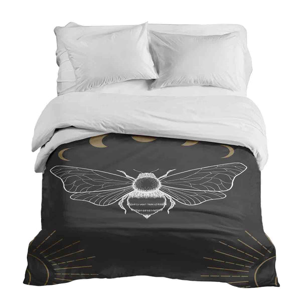 Coperta terapeutica originale - Rivestimento in cotone nero con tarma