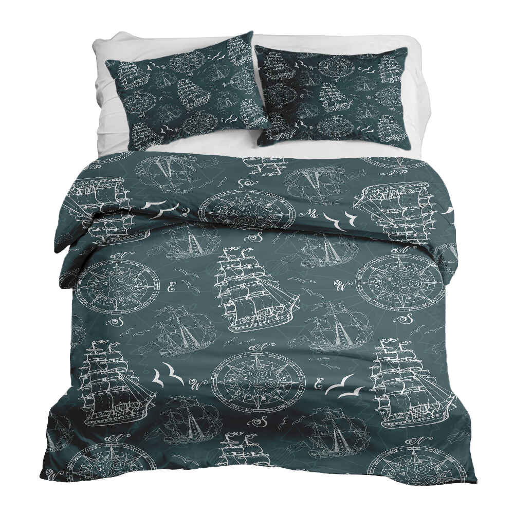 Set di biancheria da letto con coperte terapeutiche e navi