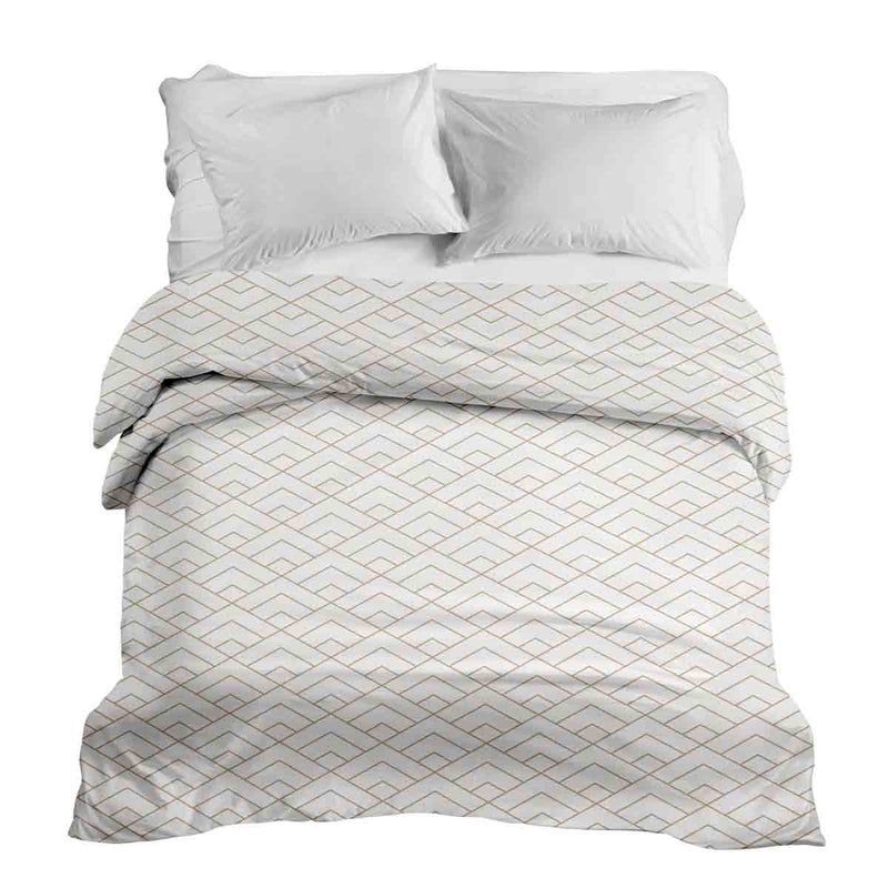 Coperta terapeutica originale - Rivestimento in cotone con motivo a strisce dorate