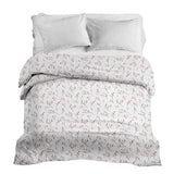Coperta terapeutica originale - Rivestimento in cotone bianco con delicate rose
