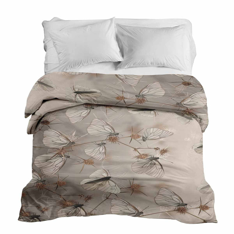 Coperta terapeutica originale - Rivestimento in cotone beige con tarme