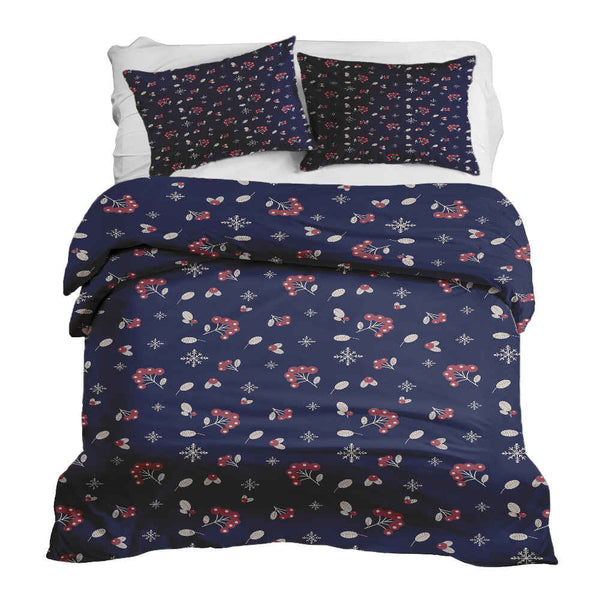 Set di biancheria da letto con coperta terapeutica blu ribes