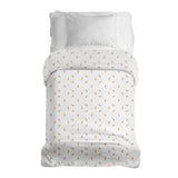 Coperta terapeutica originale - Rivestimento in cotone bianco con pagliuzze di paglia