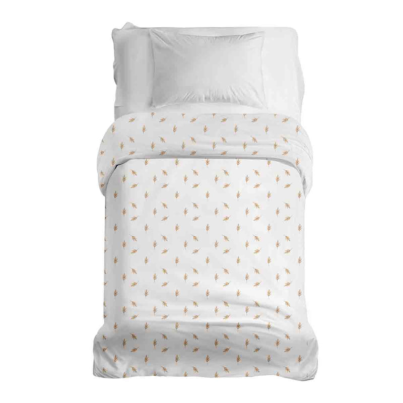 Coperta terapeutica originale - Rivestimento in cotone bianco con pagliuzze di paglia