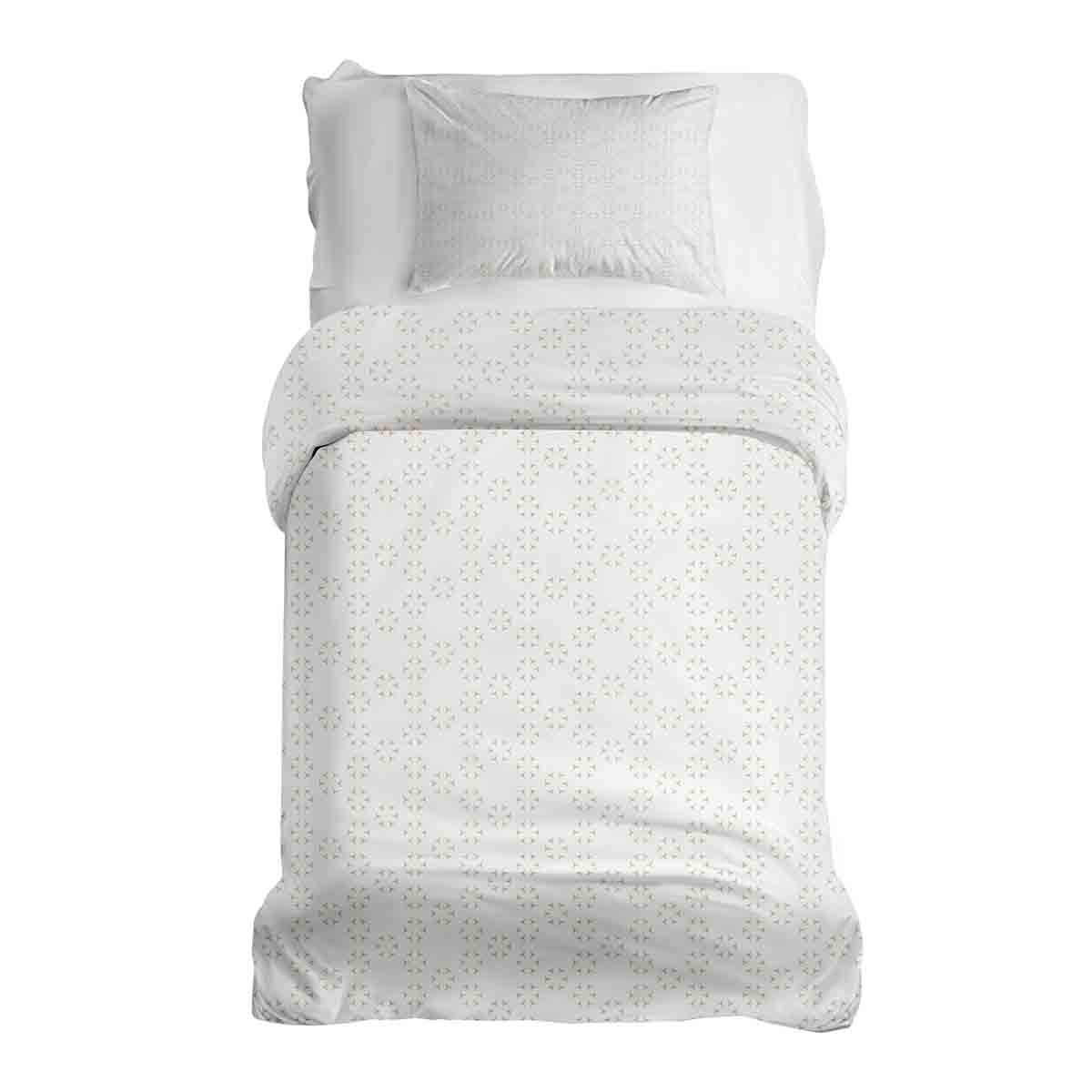 Set di biancheria da letto con coperte terapeutiche e soffioni astratti