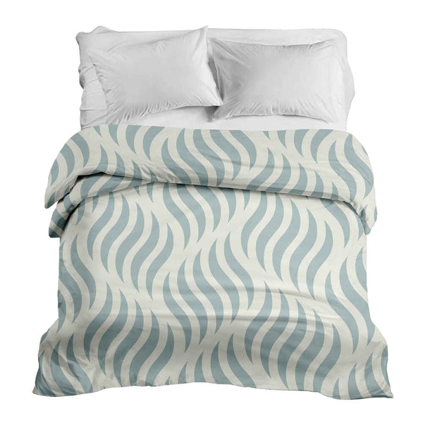 Coperta terapeutica originale - Rivestimento in cotone onde astratte