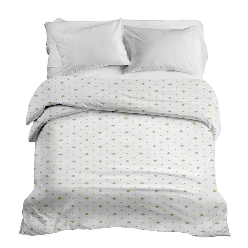 Coperta terapeutica originale - Rivestimento in cotone quadrati dorati